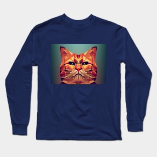 Angry Cat Art Long Sleeve T-Shirt